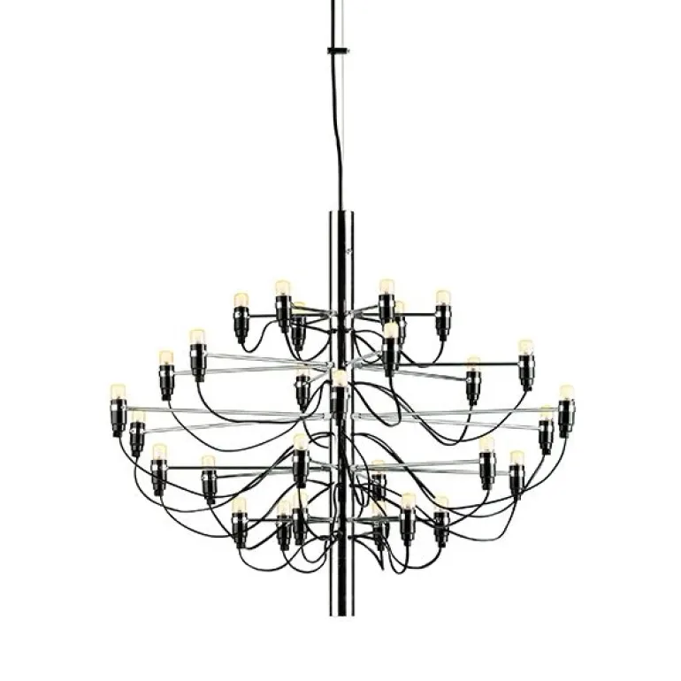 2097/30 lysekrone LED, krom