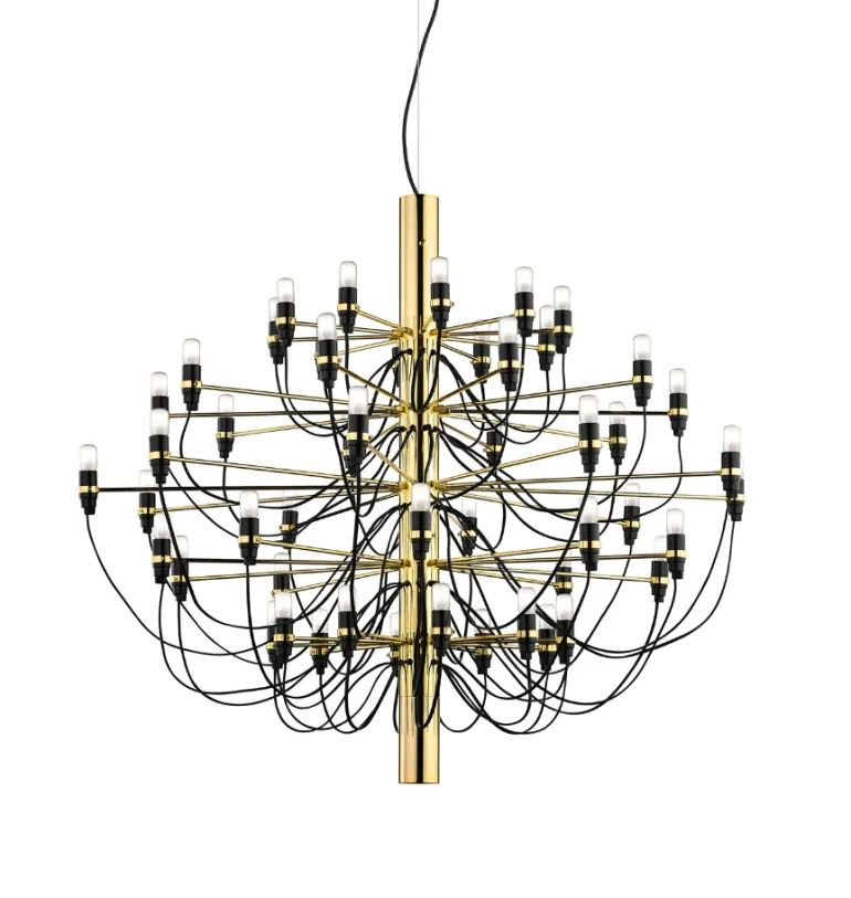 2097/50 lysekrone LED, messing