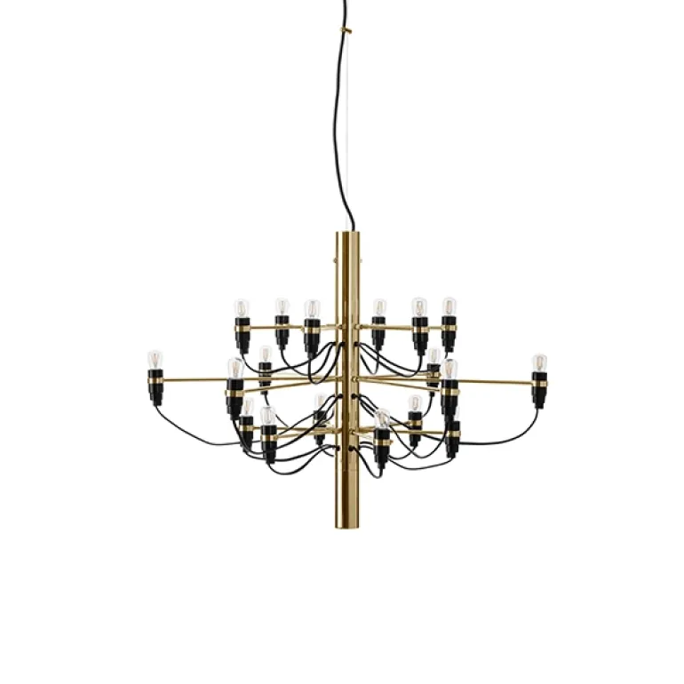 2097/18 lysekrone, messing