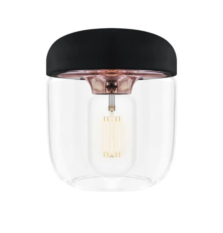 Acorn skærm, sort/kobber