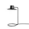 AJ Oxford 41 Bordlampe, metal sort/opal glas