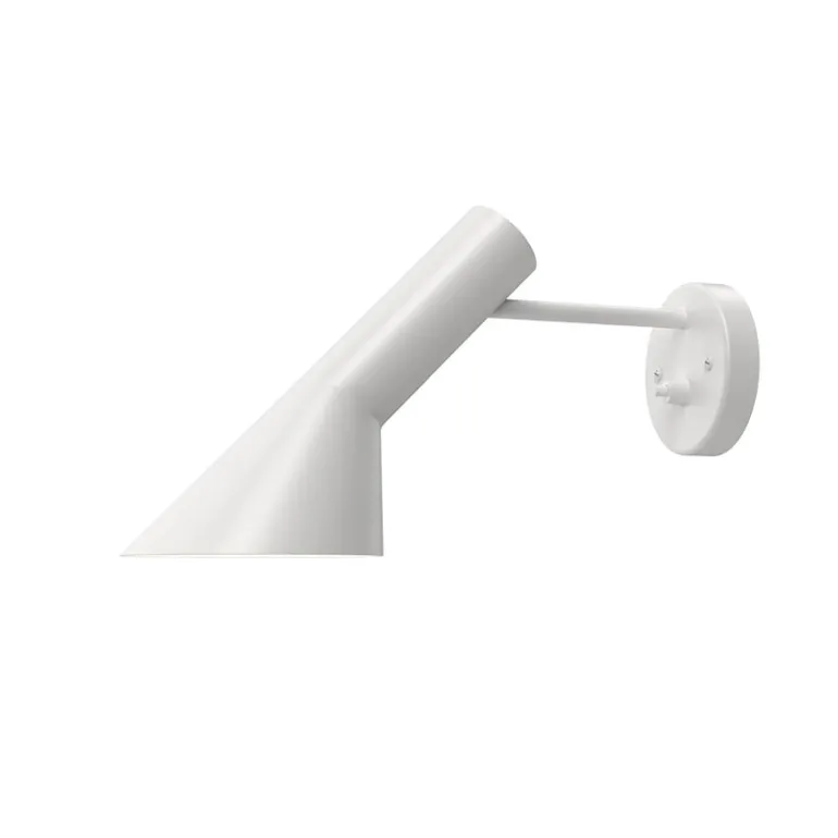 AJ væglampe m/afbryder, hvid