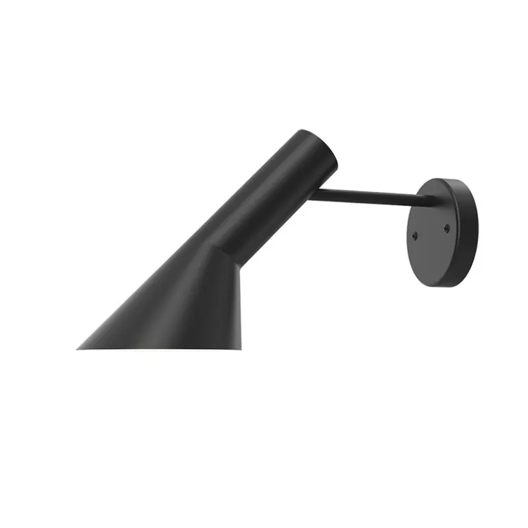 AJ væglampe u/afbryder, sort