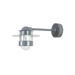 Albertslund Udendørs væglampe m/lang arm, grå