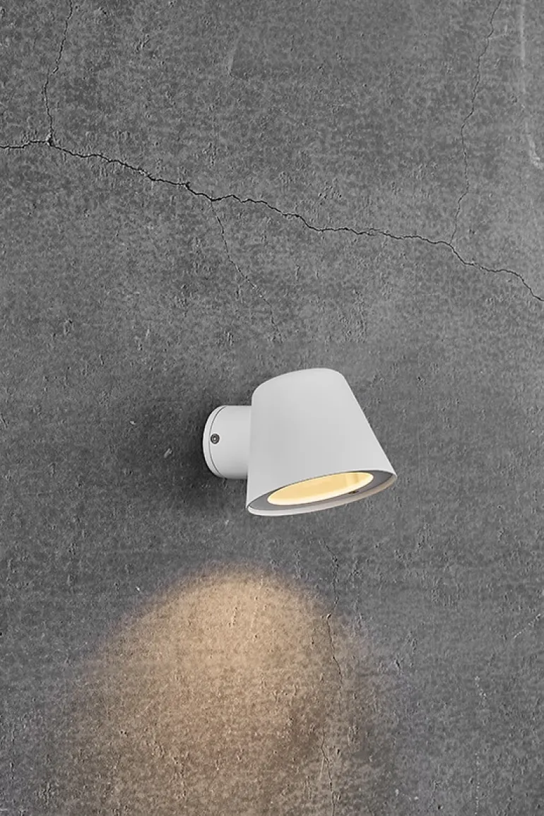 Aleria udendørs væglampe GU10, hvid