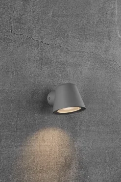 Aleria udendørs væglampe GU10, grå