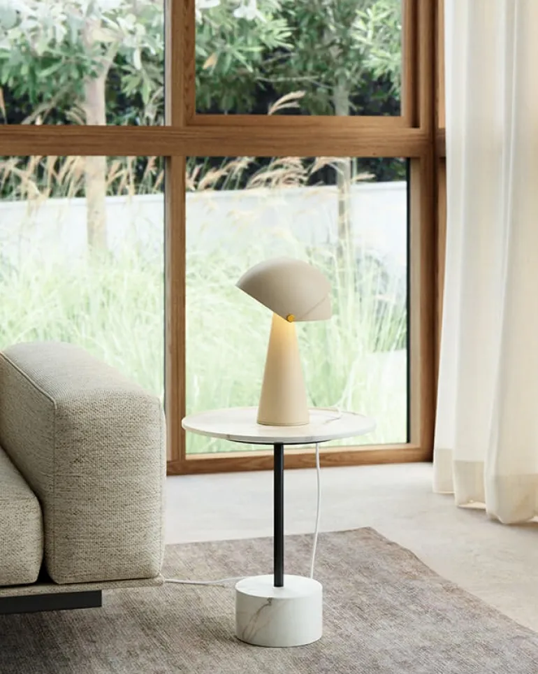 Align bordlampe, beige