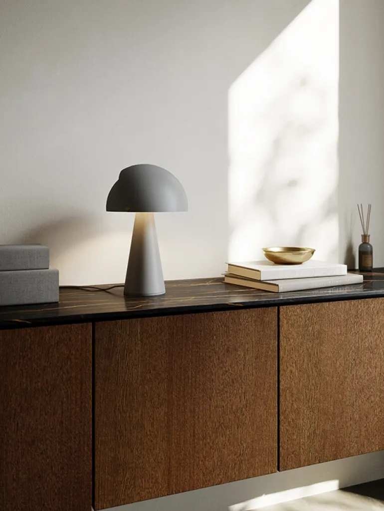 Align bordlampe, grå