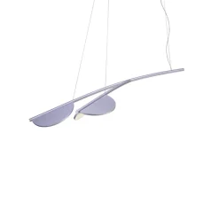 Almendra Organic pendel S2 Y Short, metallisk lilla