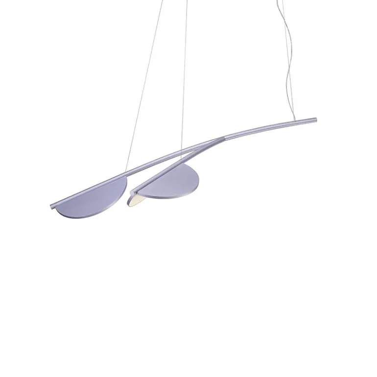 Almendra Organic pendel S2 Y Short, metallisk lilla