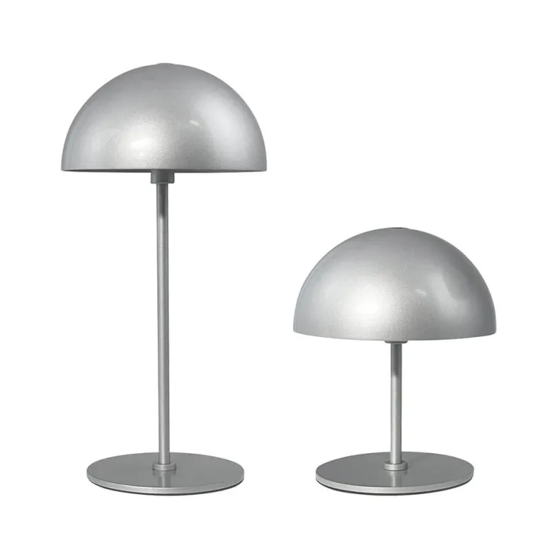 Along LED bordlampe / batterilampe, sølv (2 stk.)