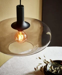 Alton 35 pendel E27, røgfarvet