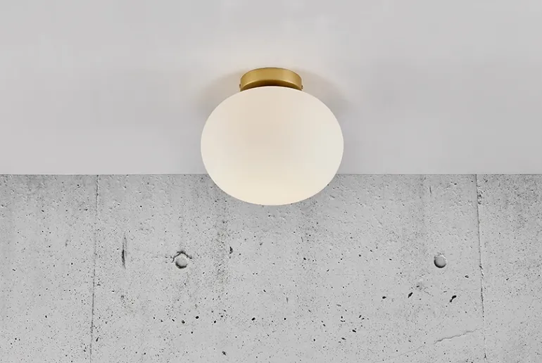 Alton loftlampe E27, opal
