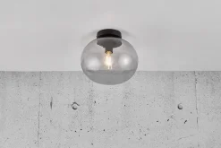 Alton loftlampe E27, røgfarvet