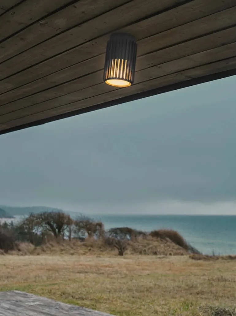 Aludra udendørs loftlampe, seaside antrasit