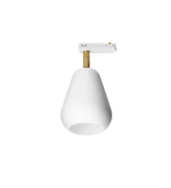 Anoli Spot til skinne, nordic guld/hvid