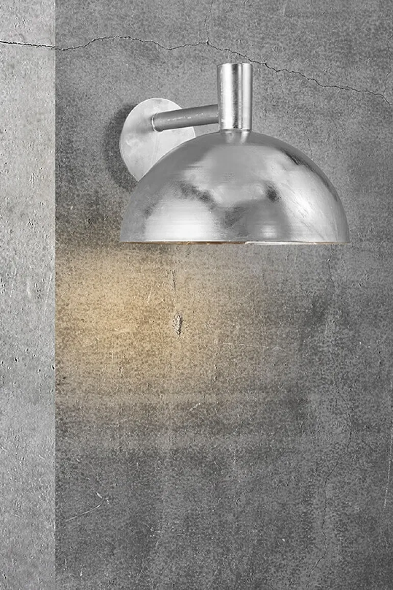 Arki 35 udendørs væglampe E27, galvaniseret stål