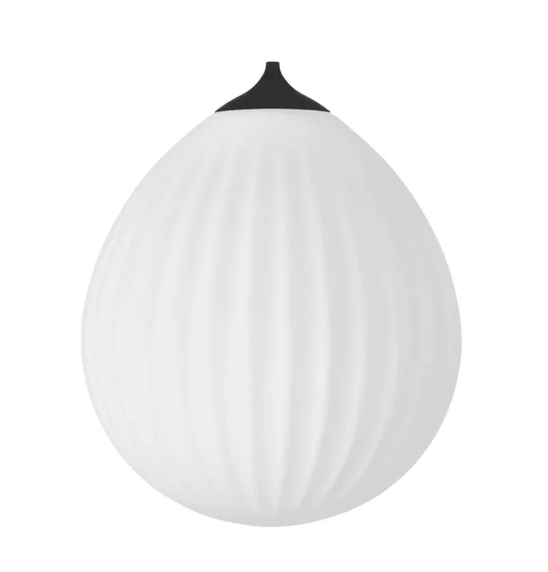 Around the World large pendelskærm, opal/sort