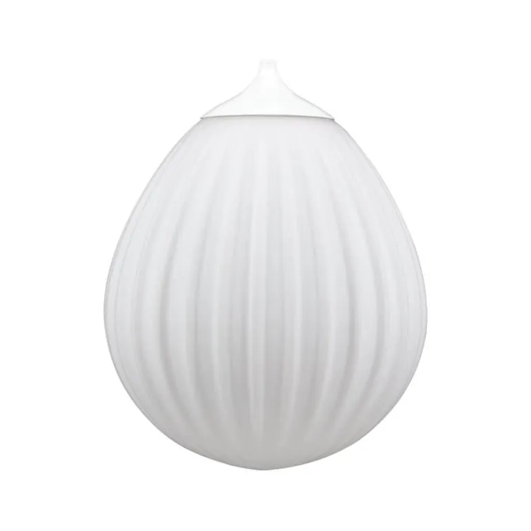 Around the World medium pendelskærm, opal/hvid
