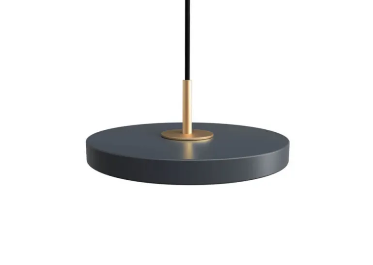 Asteria micro pendel, antrasit/messing