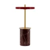Asteria Move mini batteri-/bordlampe, rød marmor