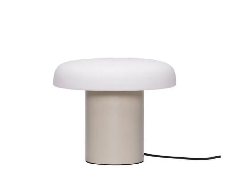 Ateliers bordlampe, sand/hvid