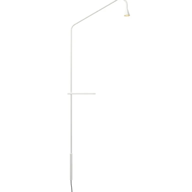 Austere bordlampe, hvid