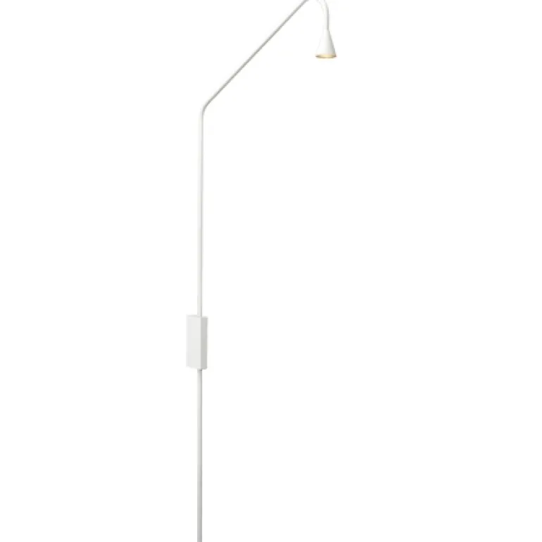 Austere væglampe, hvid