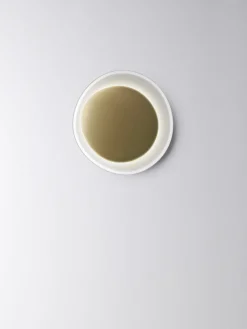 Bahia mini LED væglampe/loftlampe, guld/hvid, dæmpbar