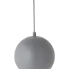 Ball pendel Ø18, lysegrå