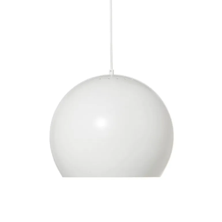 Ball Pendel Ø40, mat hvid