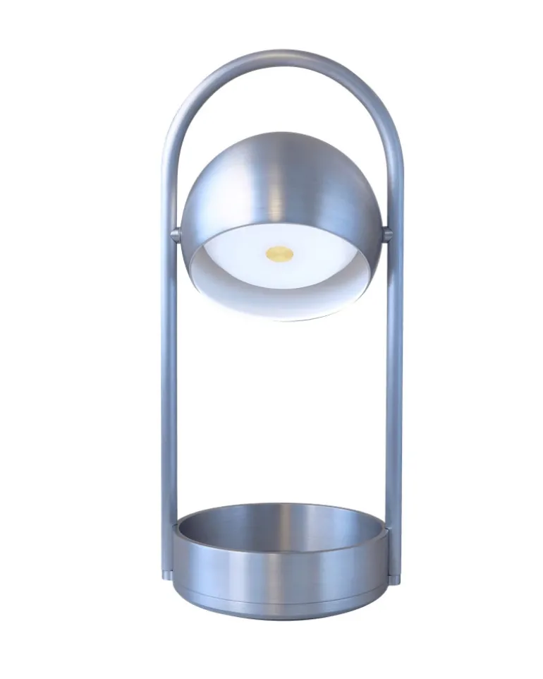 Ball Portable batterilampe / bordlampe, aluminium