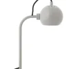 Ball Single bordlampe, blank pale grey