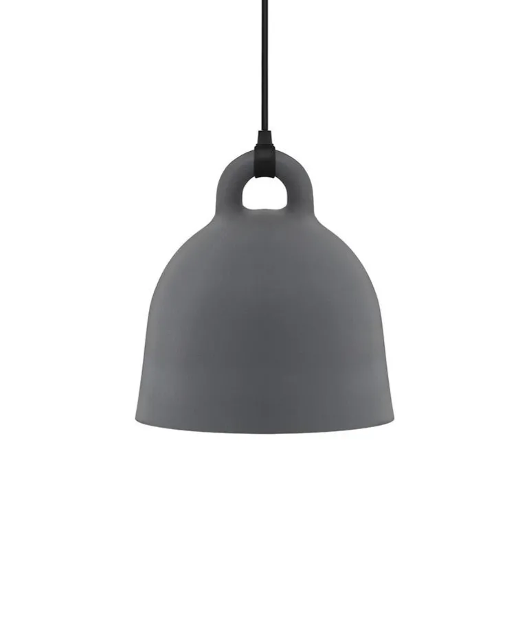 Bell pendel - lille, Grå