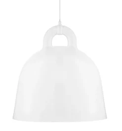 Bell pendel - Stor, Hvid