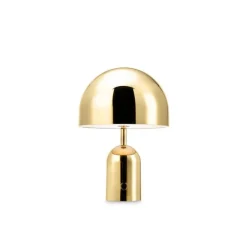 Bell Portable bordlampe / batterilampe, guld