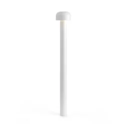 Bellhop Bollard H850 udendørs gulvlampe, hvid