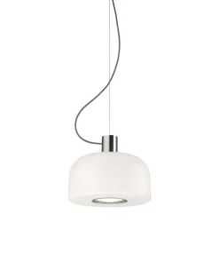 Bellhop Glas S1 pendel, bright aluminium