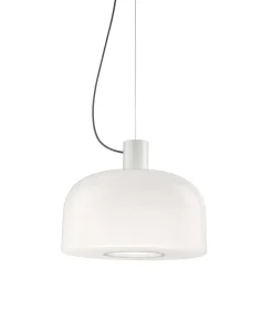 Bellhop Glas S2 pendel, hvid