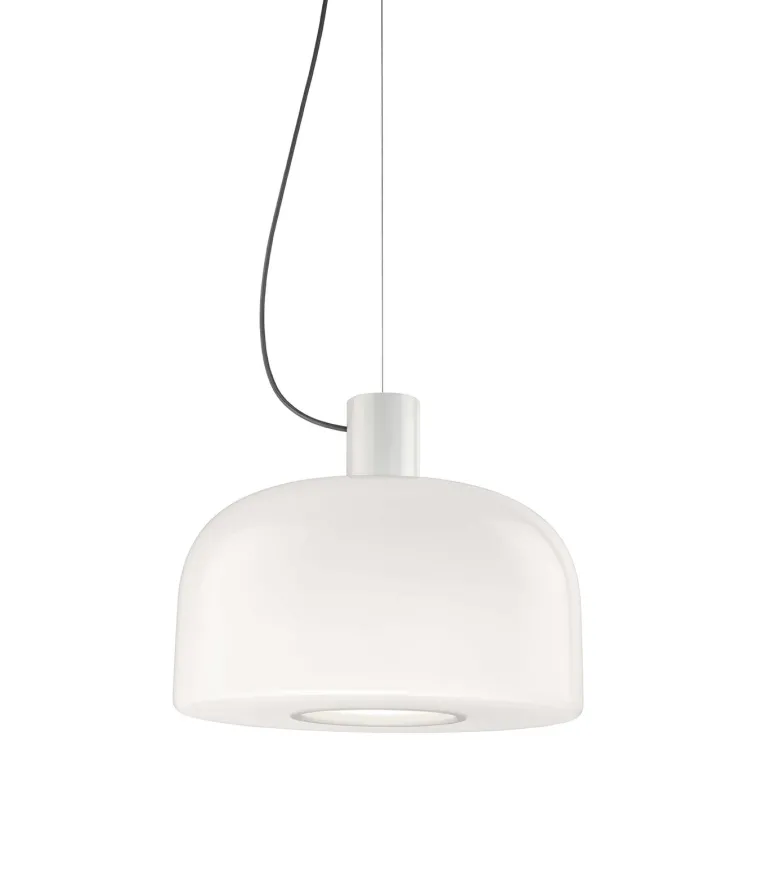 Bellhop Glas S2 pendel, hvid