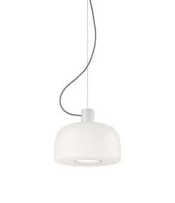 Bellhop Glas S1 pendel, hvid