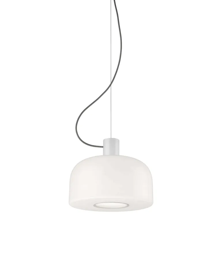 Bellhop Glas S1 pendel, hvid