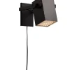 BF Quadro væglampe, mat sort