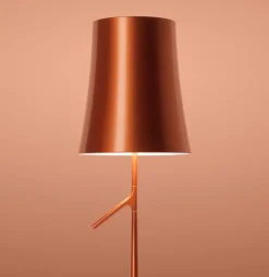 Birdie Lettura LED gulvlampe, kobber