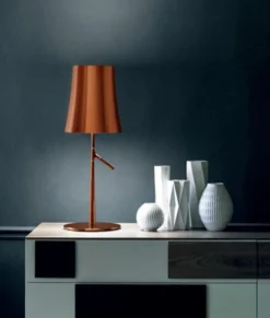 Birdie Tavolo Small LED, kobber