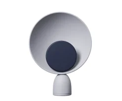 Blooper bordlampe, askegrå/navy blå
