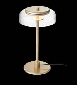 Blossi bordlampe small, nordic guld/klar