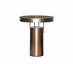 BringMe Portable bordlampe / batterilampe, bruneret messing