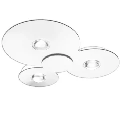 Bugia Triple loftlampe, hvid