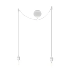 Cannonball Cluster 2 E27-ophæng, hvid